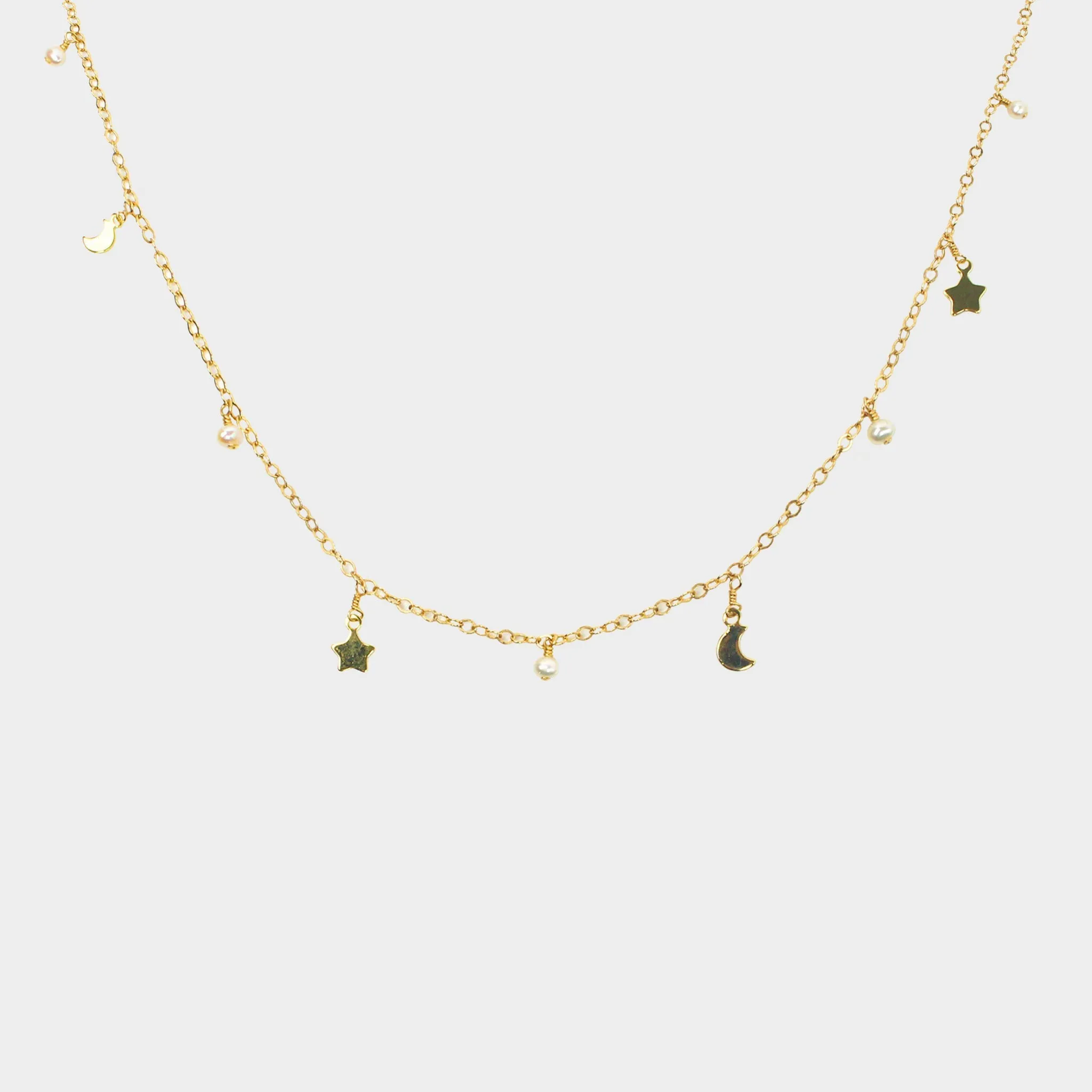 Moon & Star Necklace