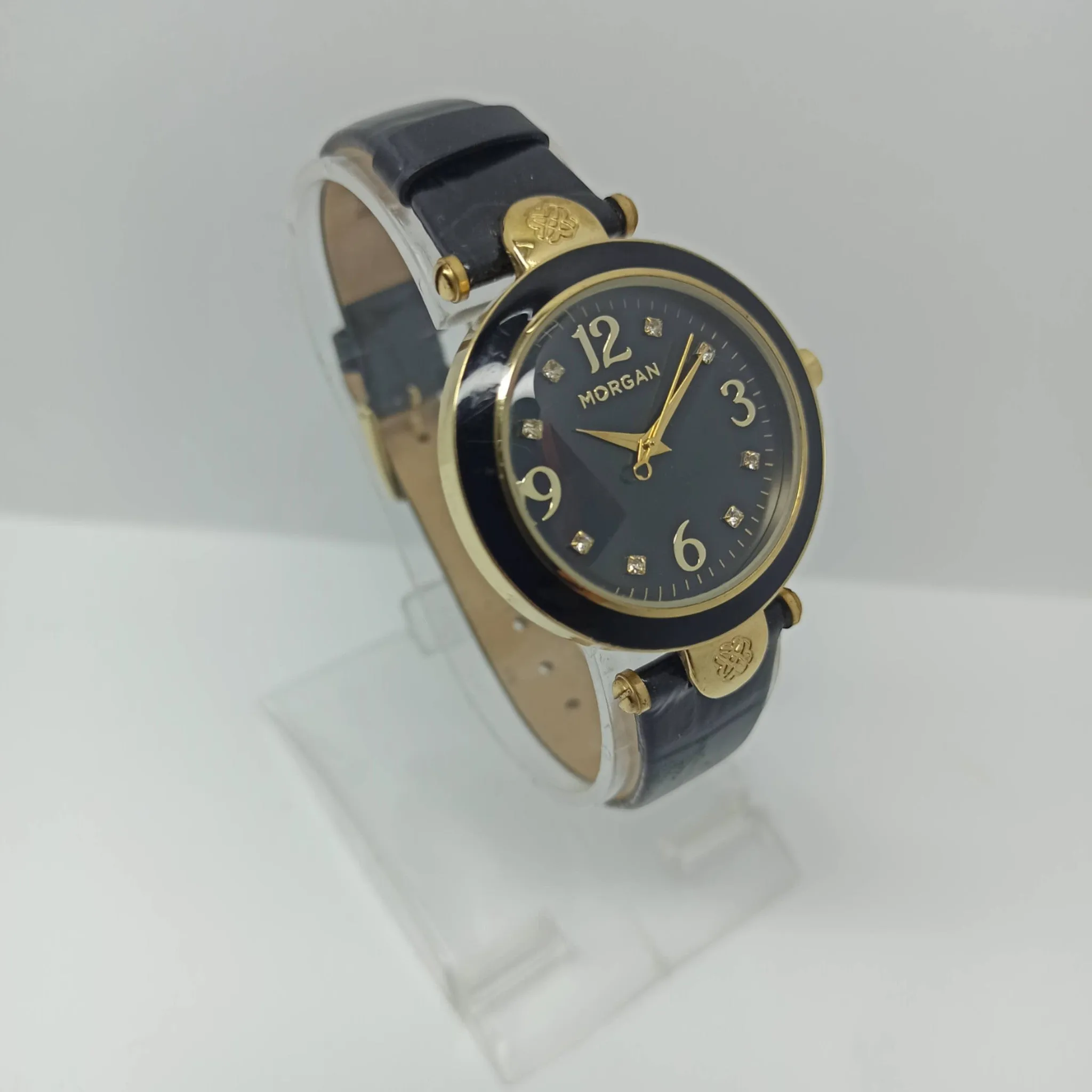 Morgan - Original - Golden/Black - Quartz - Strap - 35mm - Women's Watch