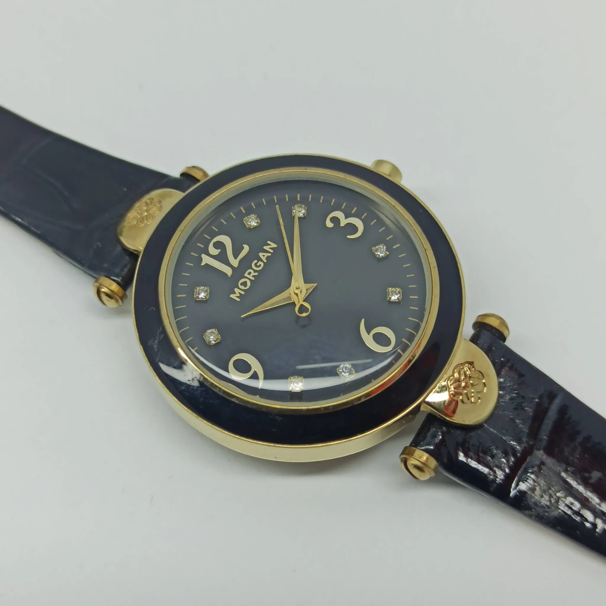 Morgan - Original - Golden/Black - Quartz - Strap - 35mm - Women's Watch