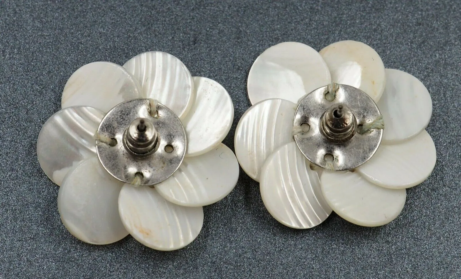 Mother of Pearl Flower Earrings