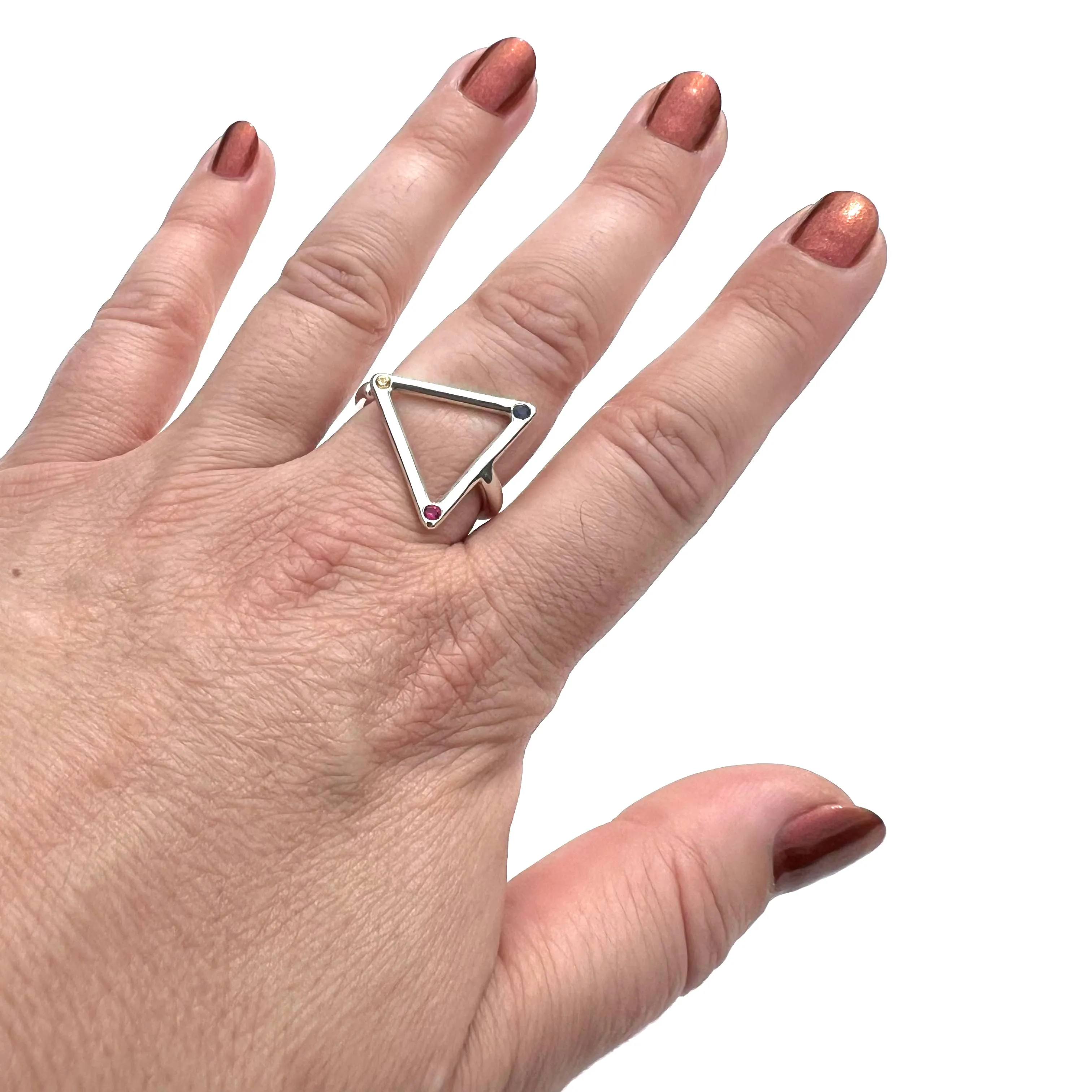 MPR x NU/NUDE Arrow Ring with Stones