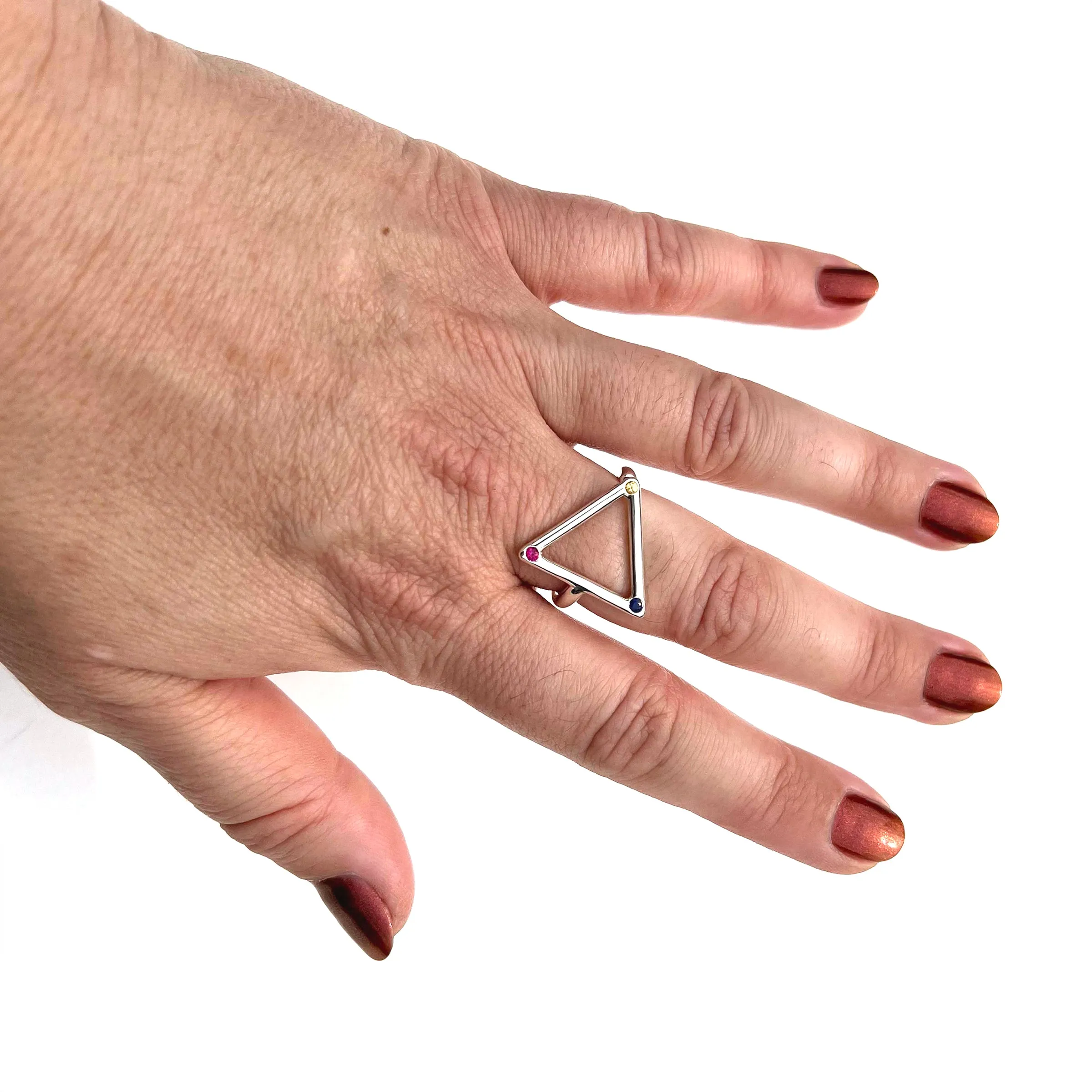 MPR x NU/NUDE Arrow Ring with Stones