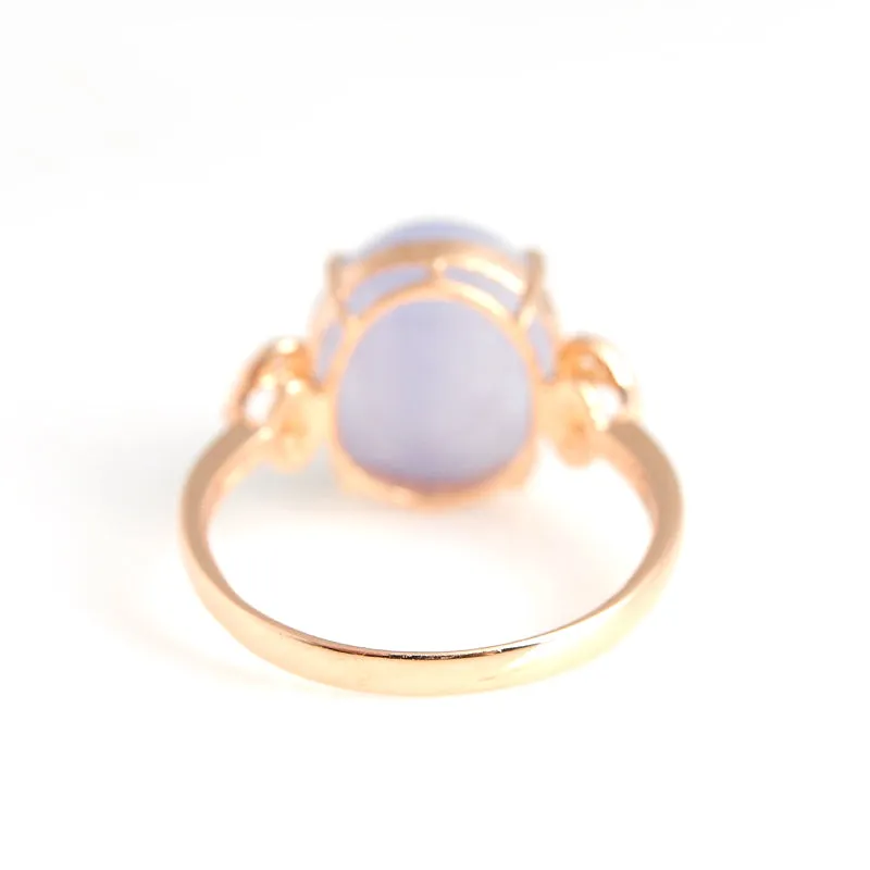 Natural Jade Ring Jadeite Gold Ring RG67