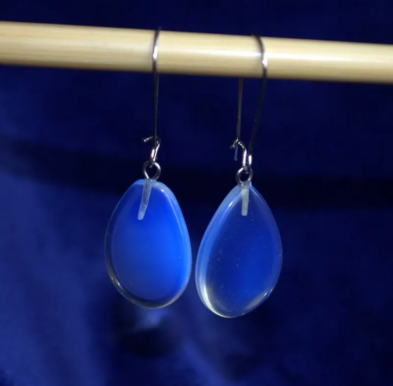 Natural rainbow moonstone earrings blue flash teardrop moonstone statement earrings dangle drop genuine moonstone earrings unique gift idea