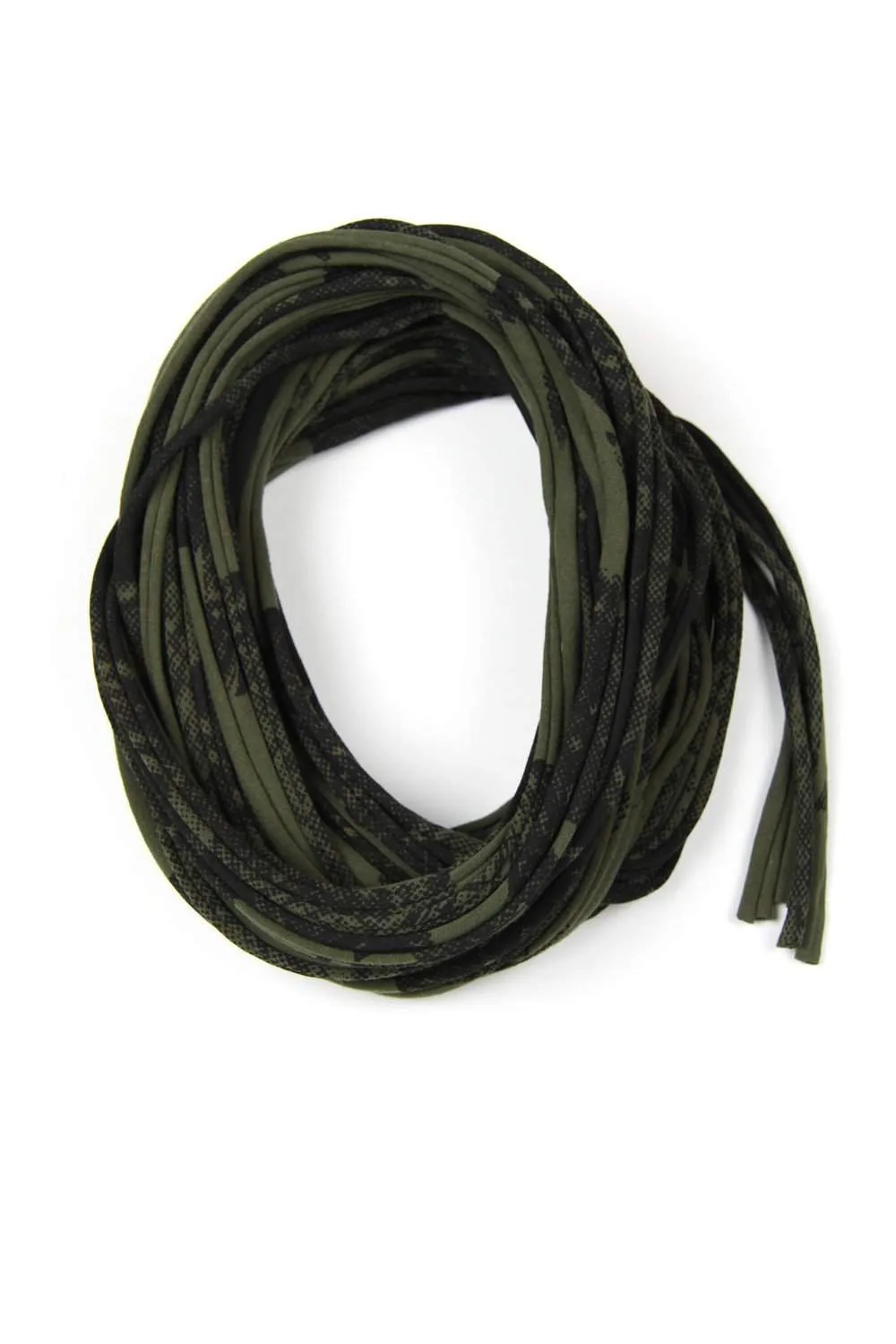 Necklush Cowl Scarf / Green & Black / Unisex