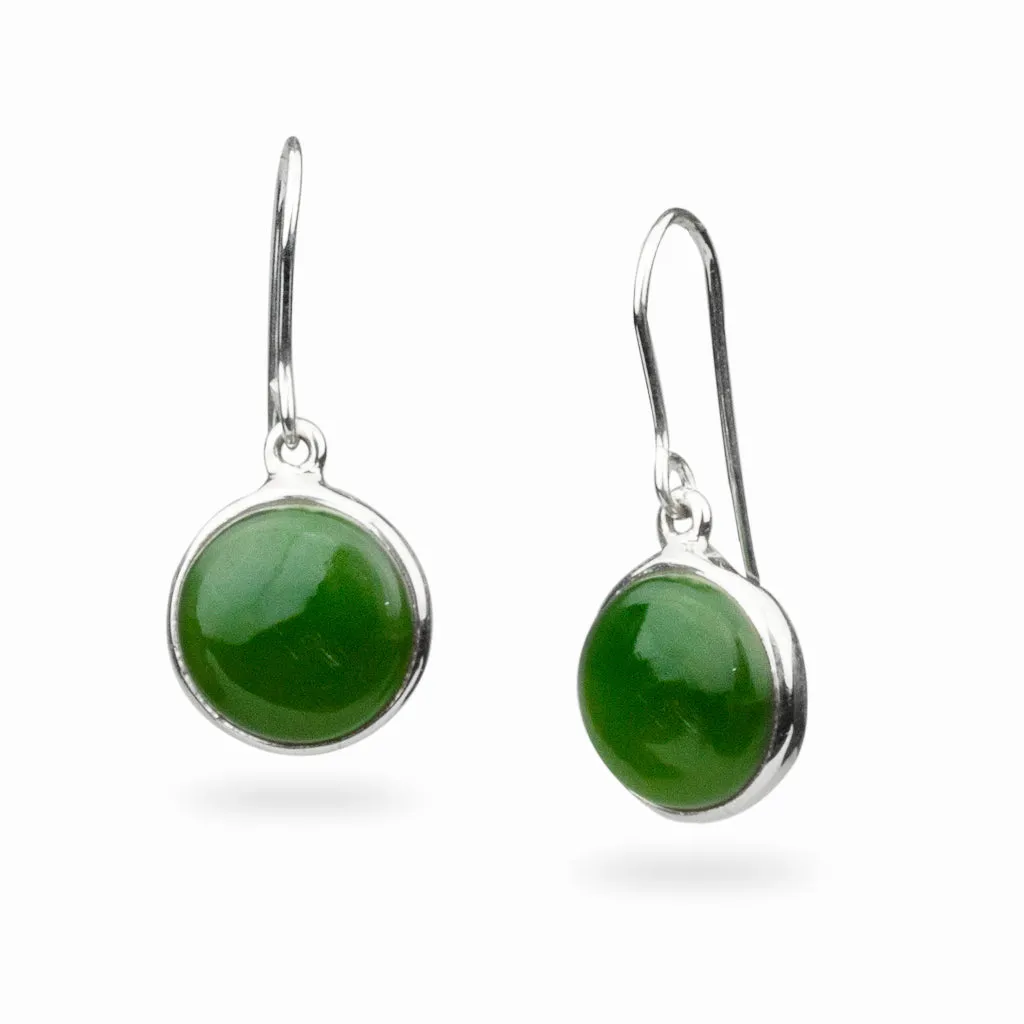 Nephrite Jade Drop Earrings