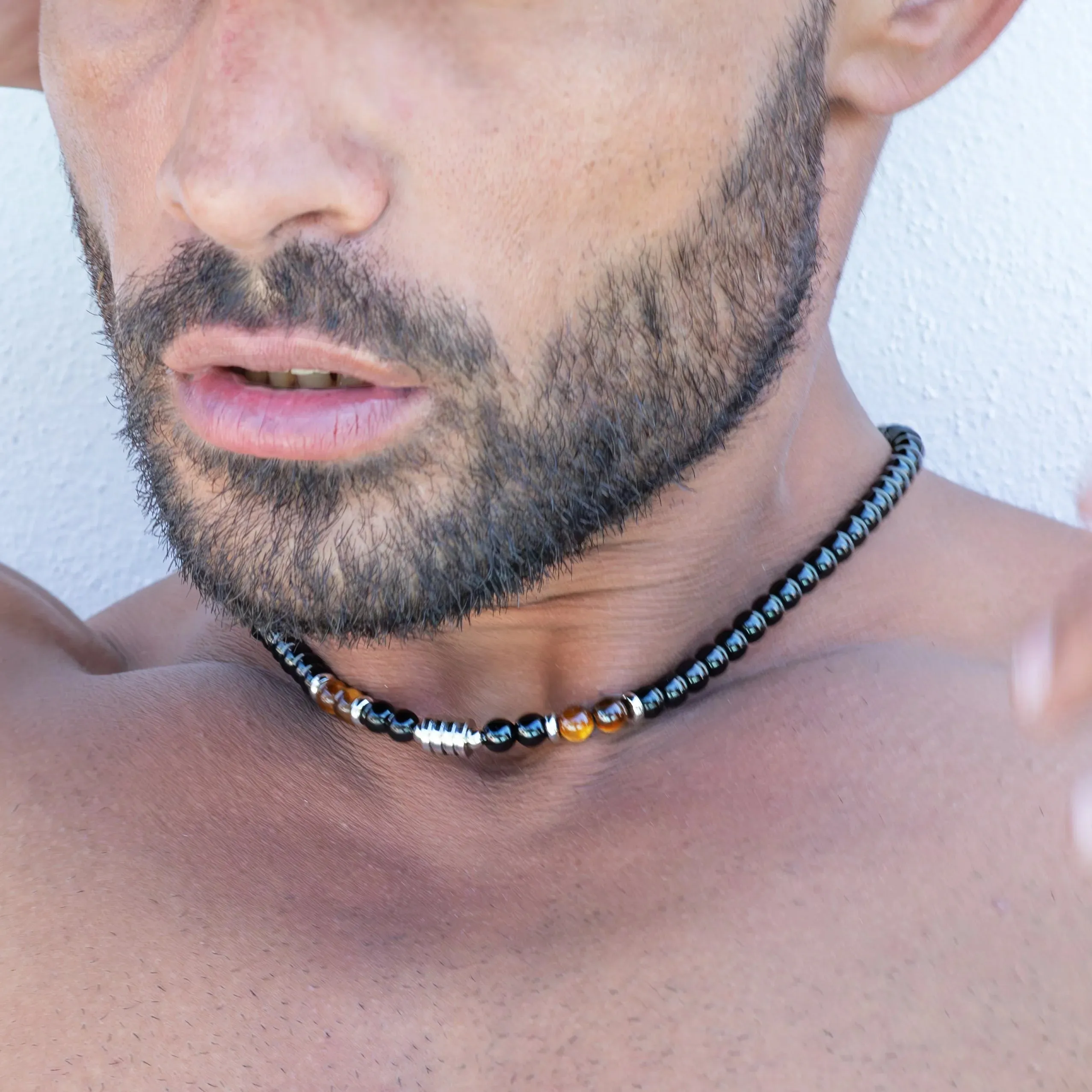 Niño Beaded Stone Choker