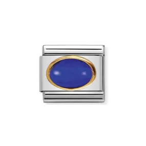 Nomination Composable 030502/09 Lapis Lazuli Classic Oval Hard Stones