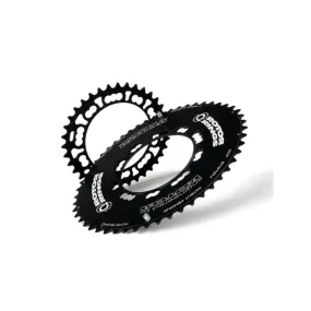 Oval Chainring Rotor Q-Ring Aero Exterior Black