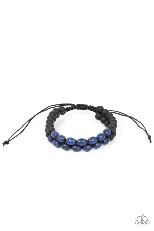 Paparazzi Bracelet ~ Just Play Cool - Blue