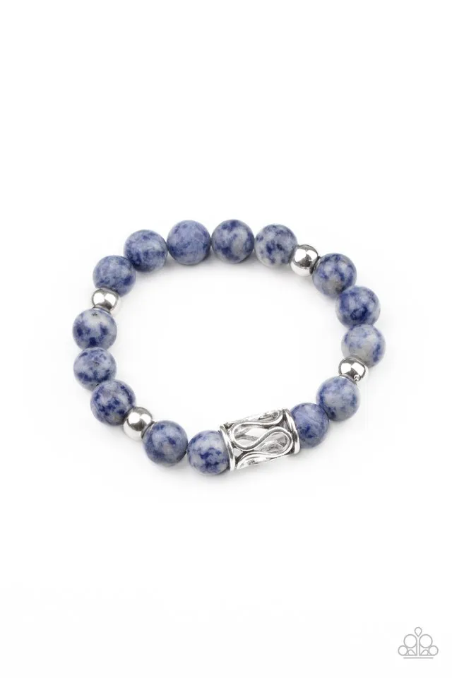 Paparazzi Bracelet ~ Soothes The Soul - Blue