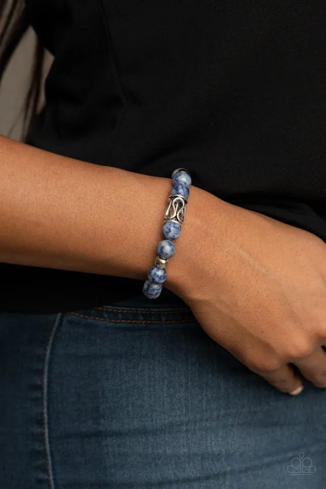 Paparazzi Bracelet ~ Soothes The Soul - Blue