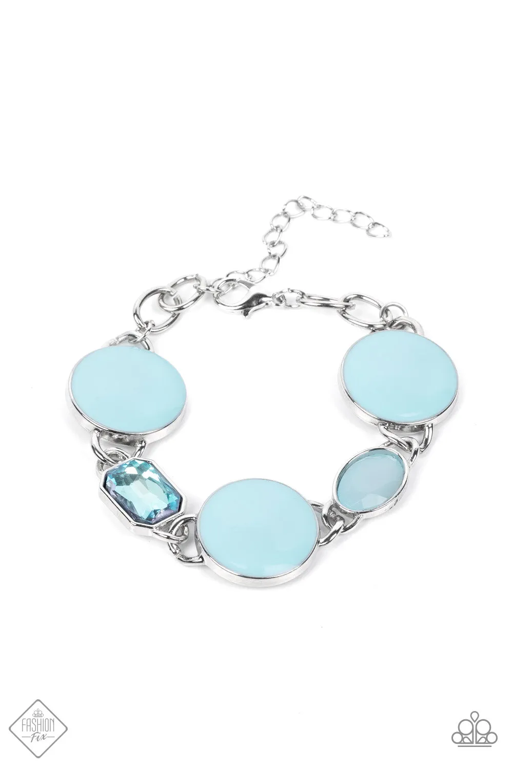 Paparazzi Dreamscape Dazzle - Blue Bracelet - Fashion Fix