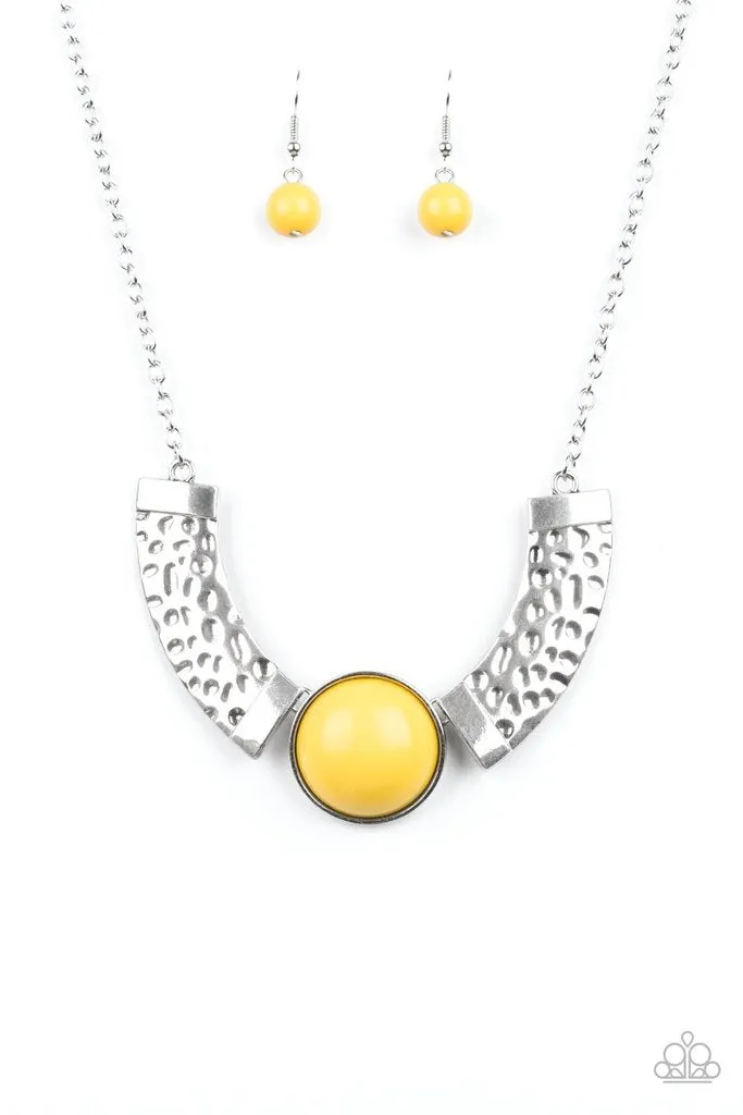 Paparazzi Egyptian Spell Necklace Yellow