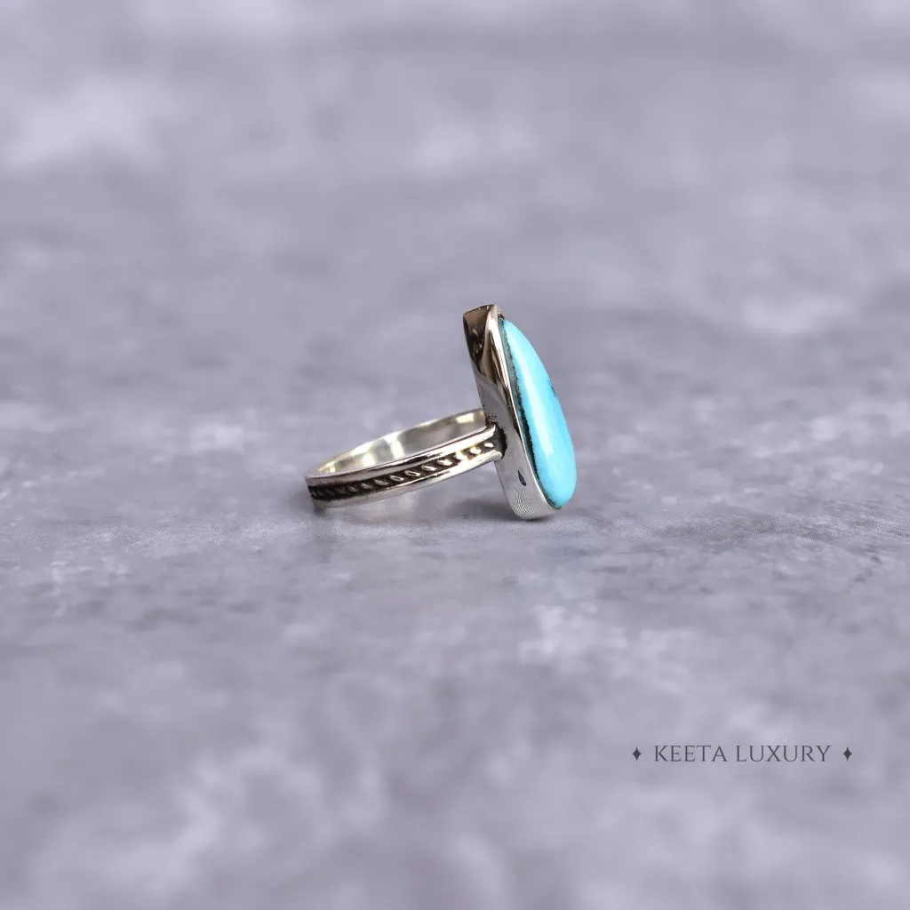 Pear Fantasy - Turquoise Ring