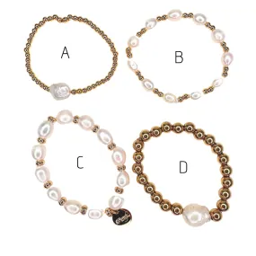 Pearl & Beads Stretch Bracelet