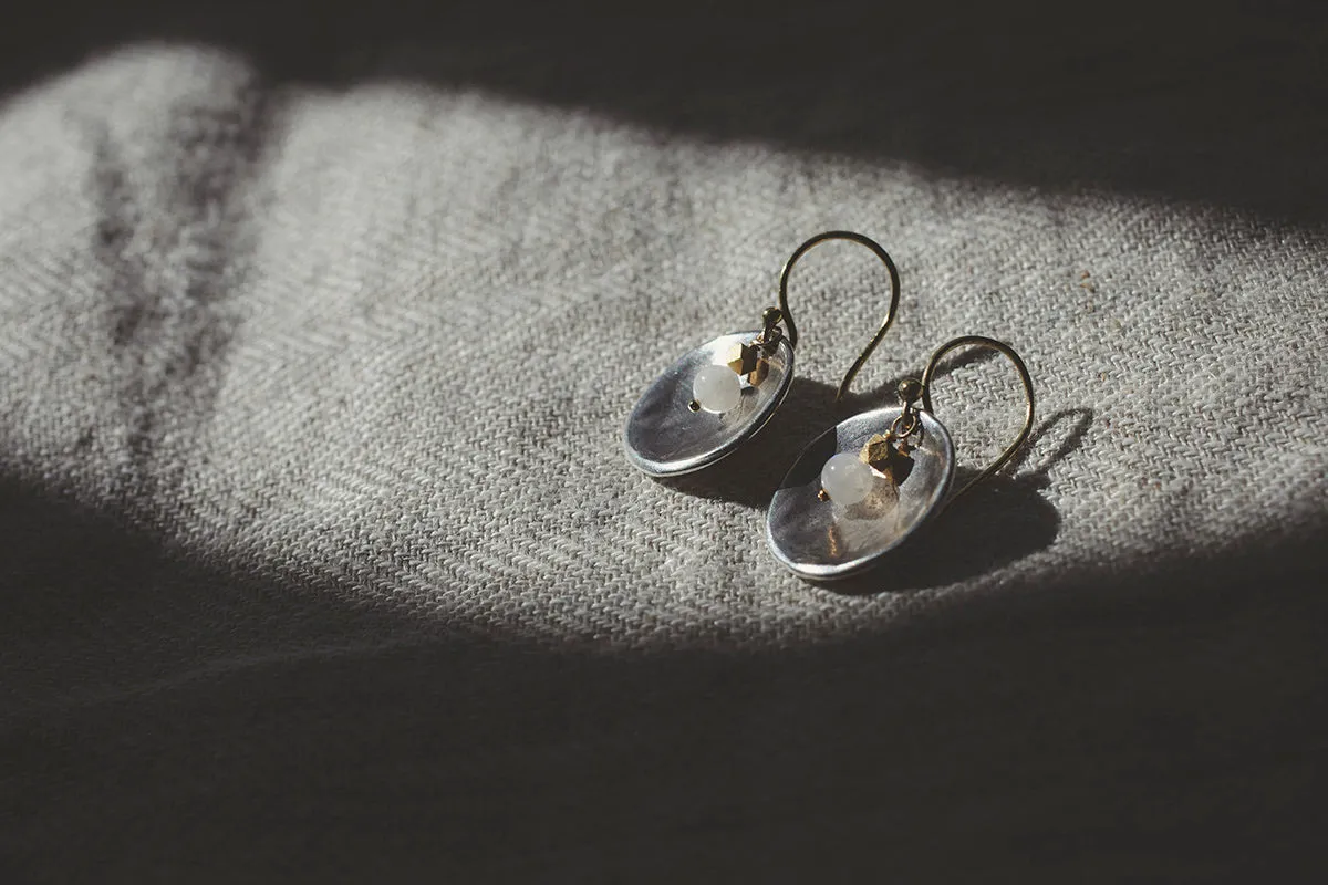 Persephone's Garden Earrings | Silver