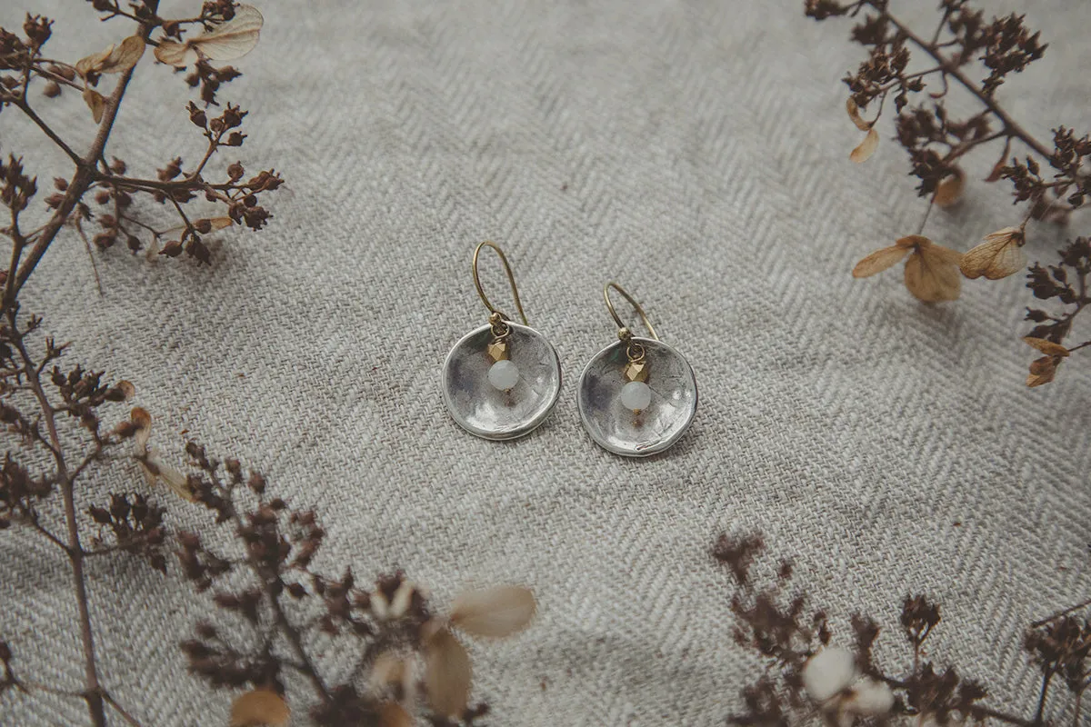 Persephone's Garden Earrings | Silver