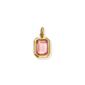 PINK GEMSTONE PENDANT CHARM