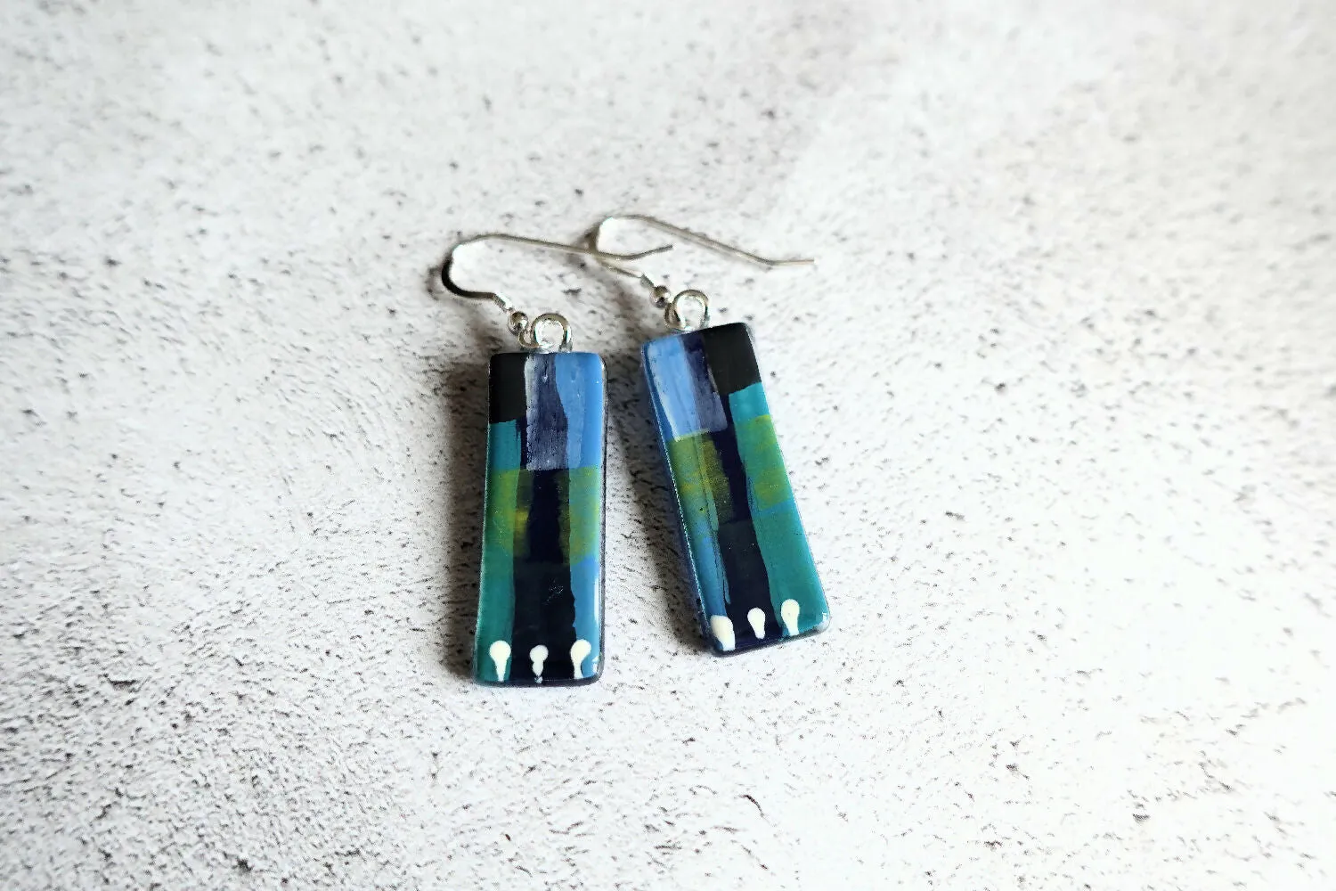 Placements - Fused Glass Earrings