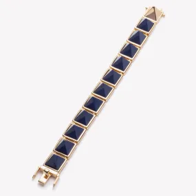 PYRAMID BRACELET - LAPIS LAZULI