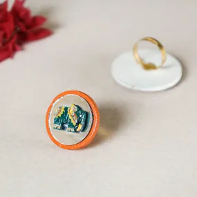 Raas - Madhubani Handpainted Wooden Ring