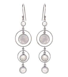 Rainbow Moonstone Earrings - BOBB33198