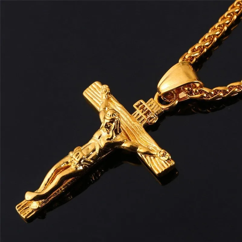 Religious Jesus Cross Necklace