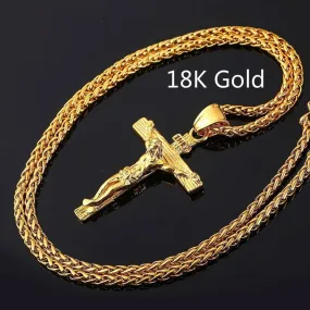 Religious Jesus Cross Necklace