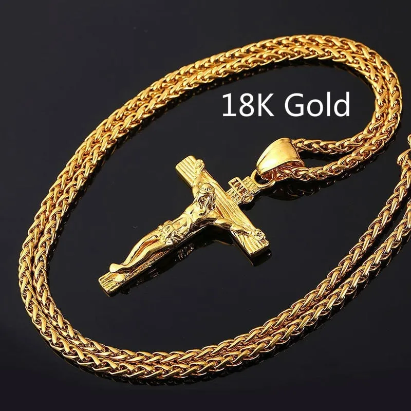 Religious Jesus Cross Necklace