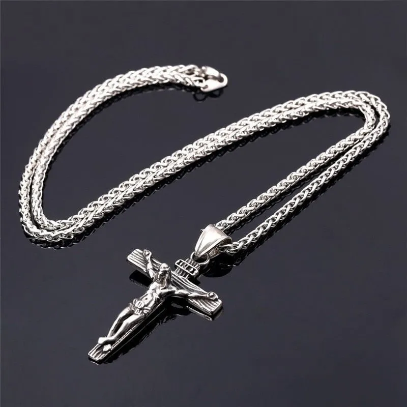 Religious Jesus Cross Necklace