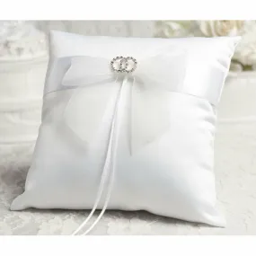 Rhinestone Rings Wedding Ring Bearer Pillow