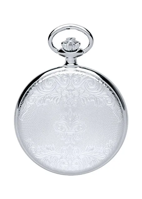 ROYAL LONDON POCKET WATCH MECHANICAL SILVER CASE 91202.01