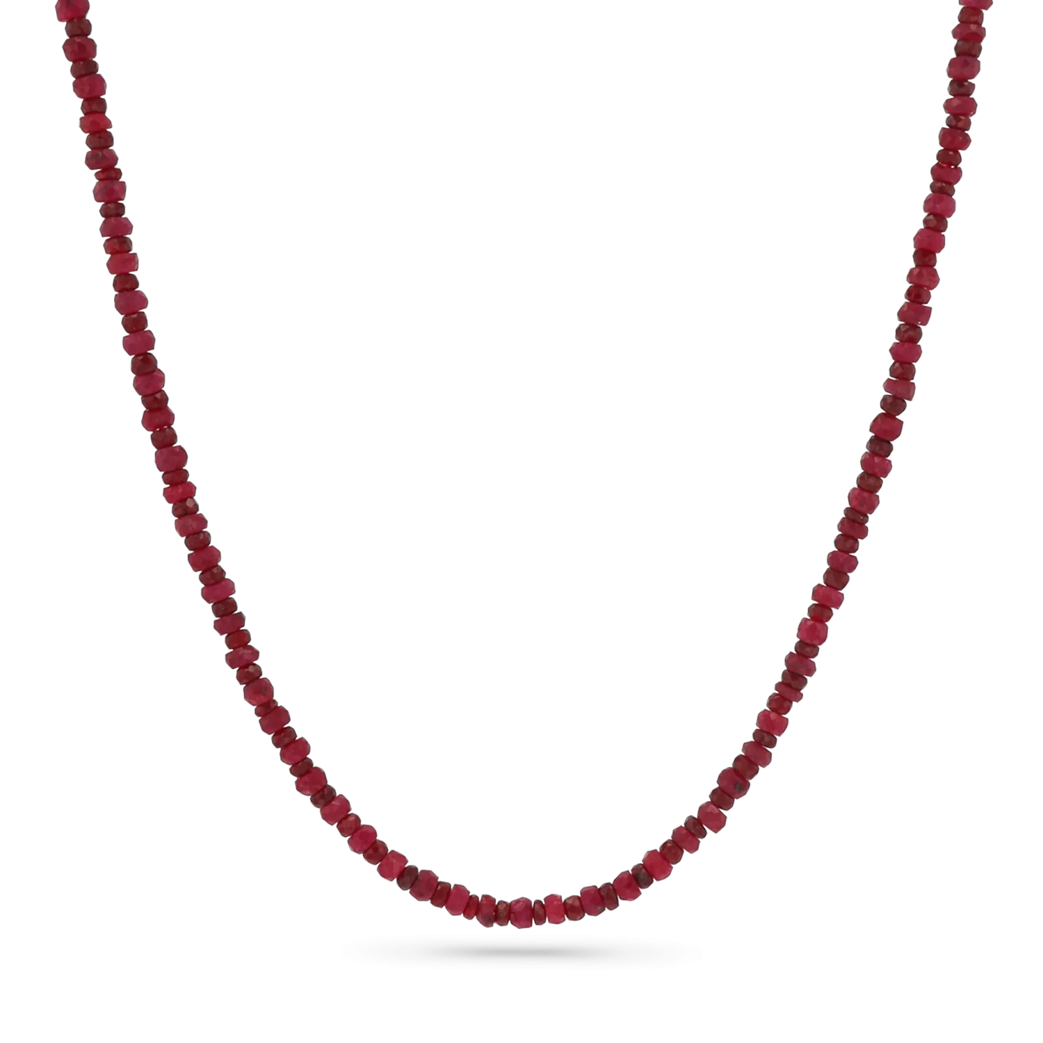 Ruby Bead Necklace