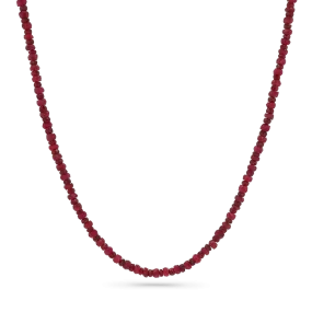 Ruby Bead Necklace