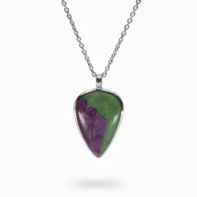 Ruby Zoisite Necklace