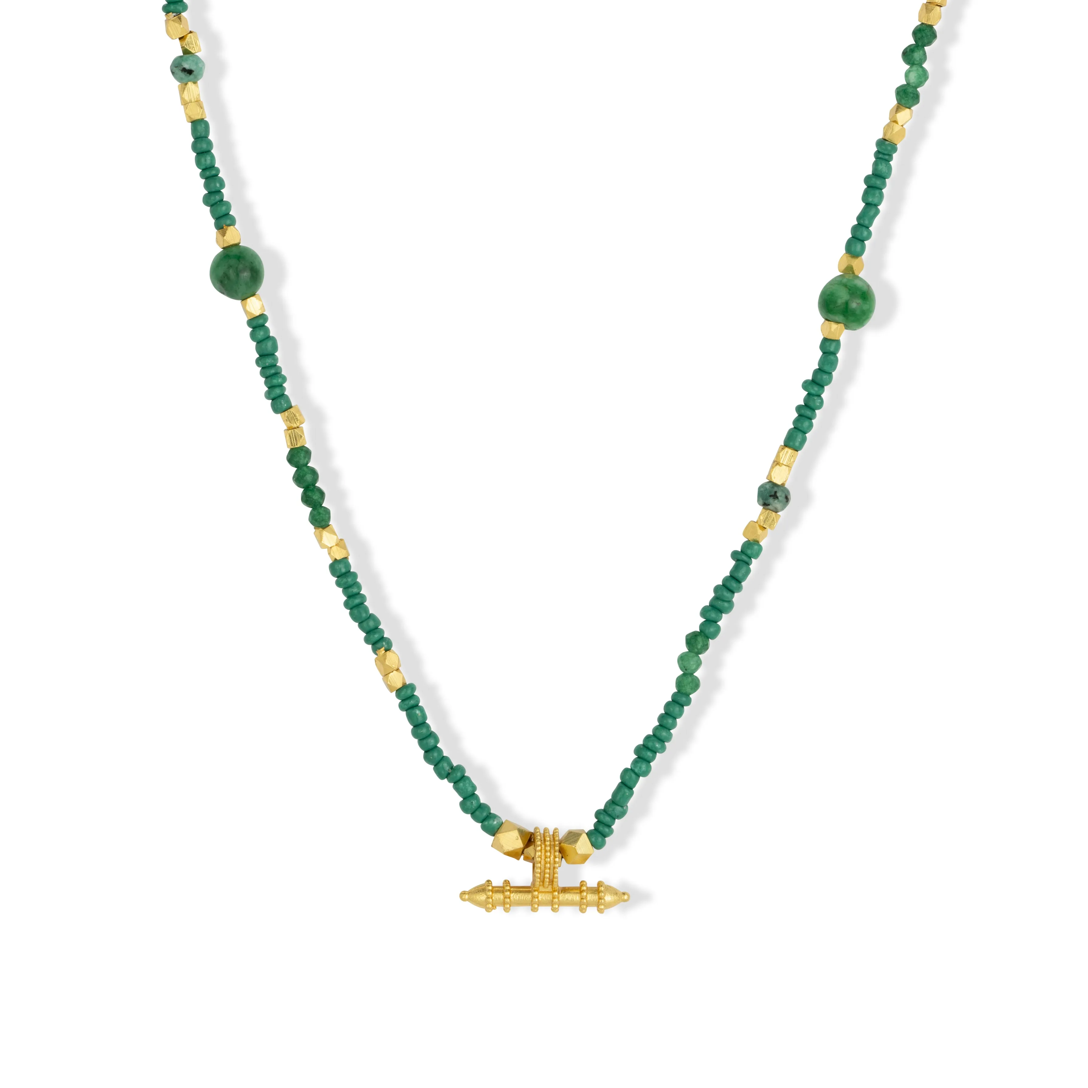 Sadie Necklace Dark Green