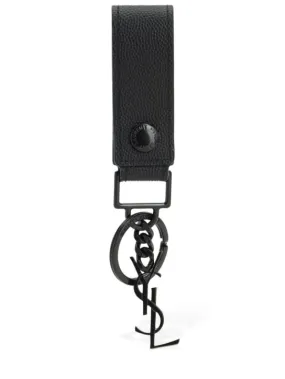 Saint Laurent   Monogram leather key holder 