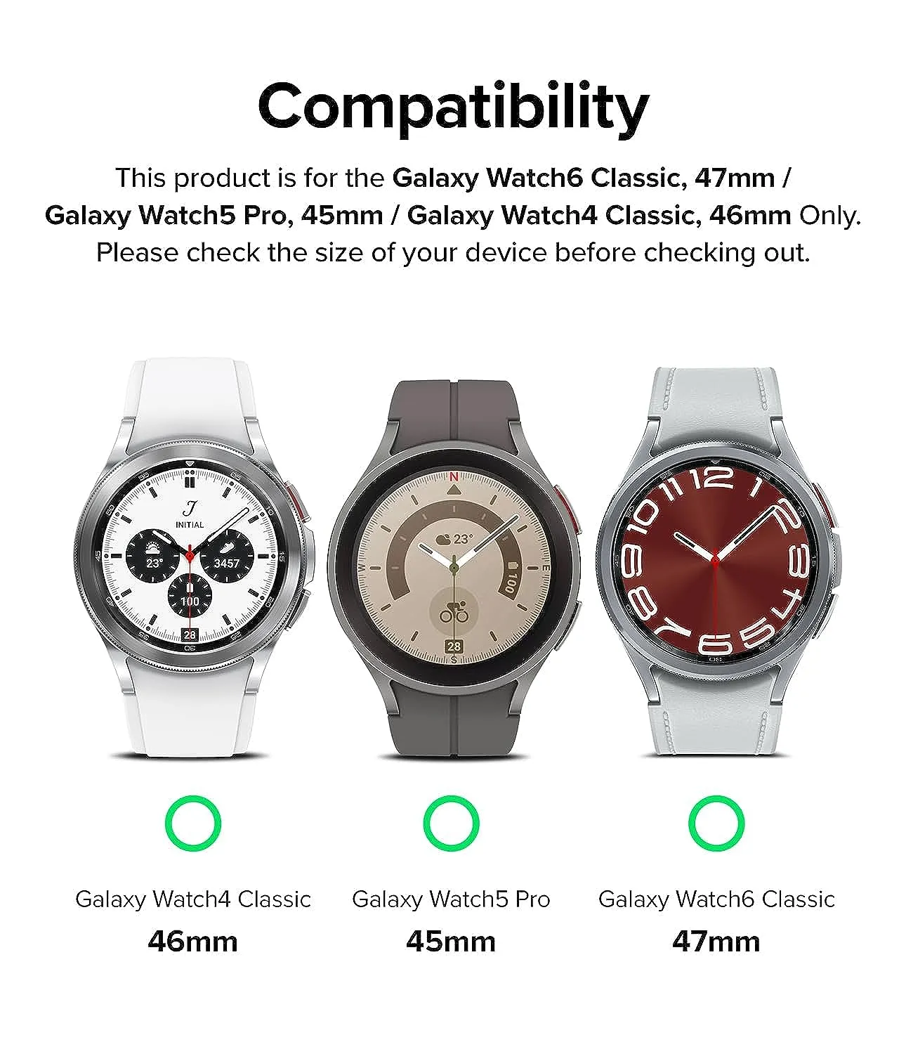 Samsung Galaxy Watch 6 Classic 47mm / 5 Pro 45mm / 4C 46mm  Metal One Stainless Steel | Bracelet Strap - Silver