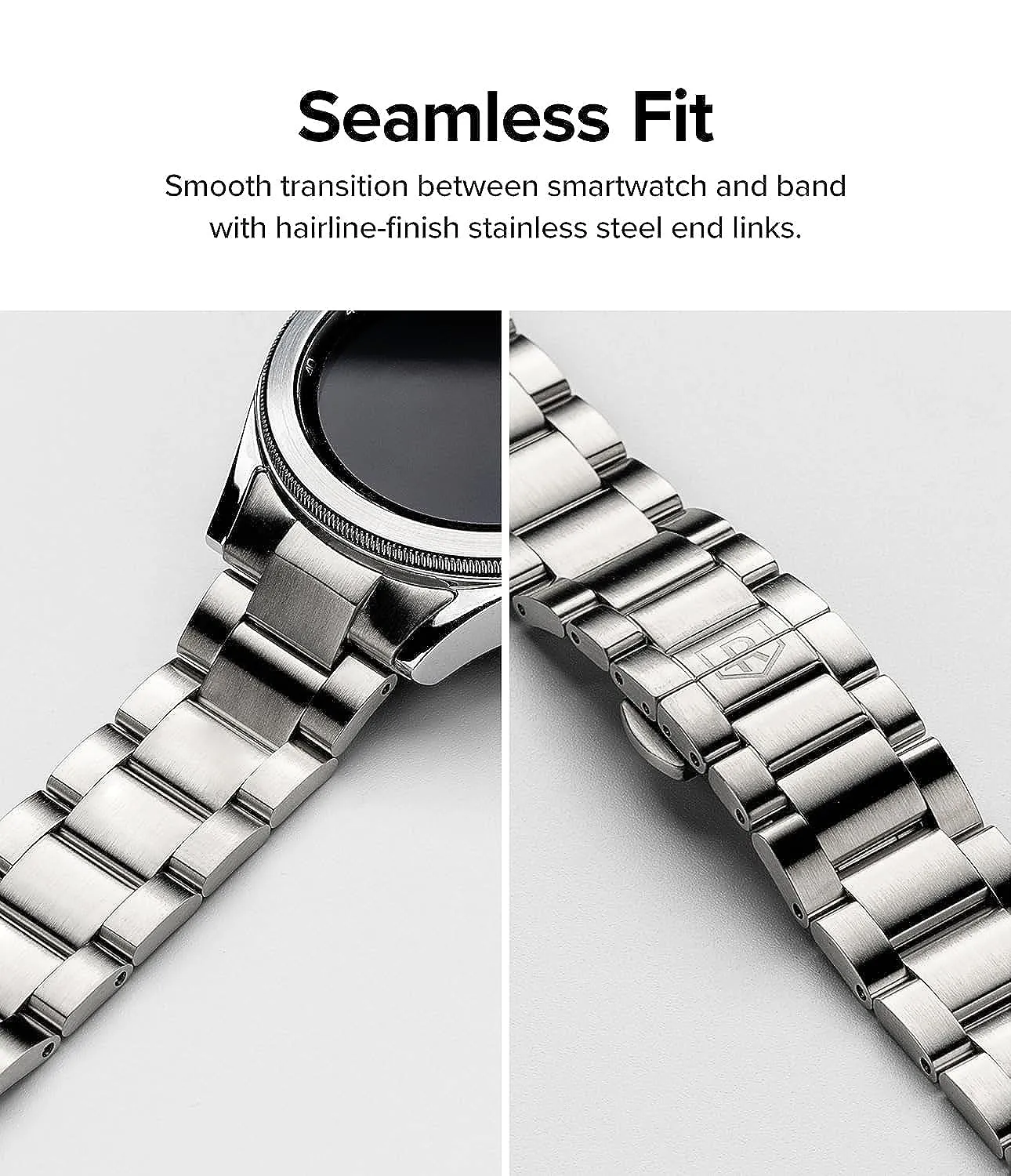 Samsung Galaxy Watch 6 Classic 47mm / 5 Pro 45mm / 4C 46mm  Metal One Stainless Steel | Bracelet Strap - Silver