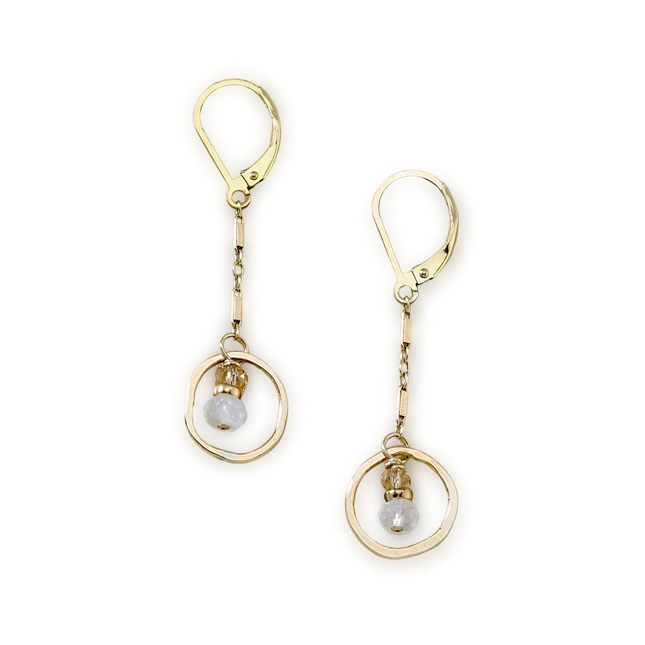 Sandbar Dainty Gold Earrings