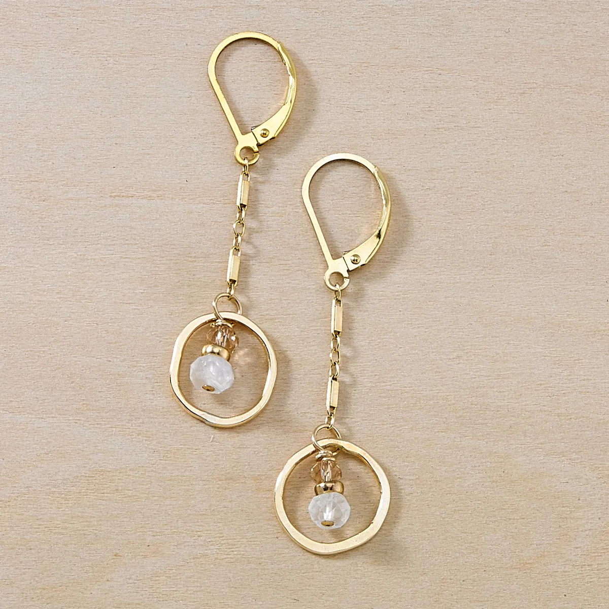 Sandbar Dainty Gold Earrings