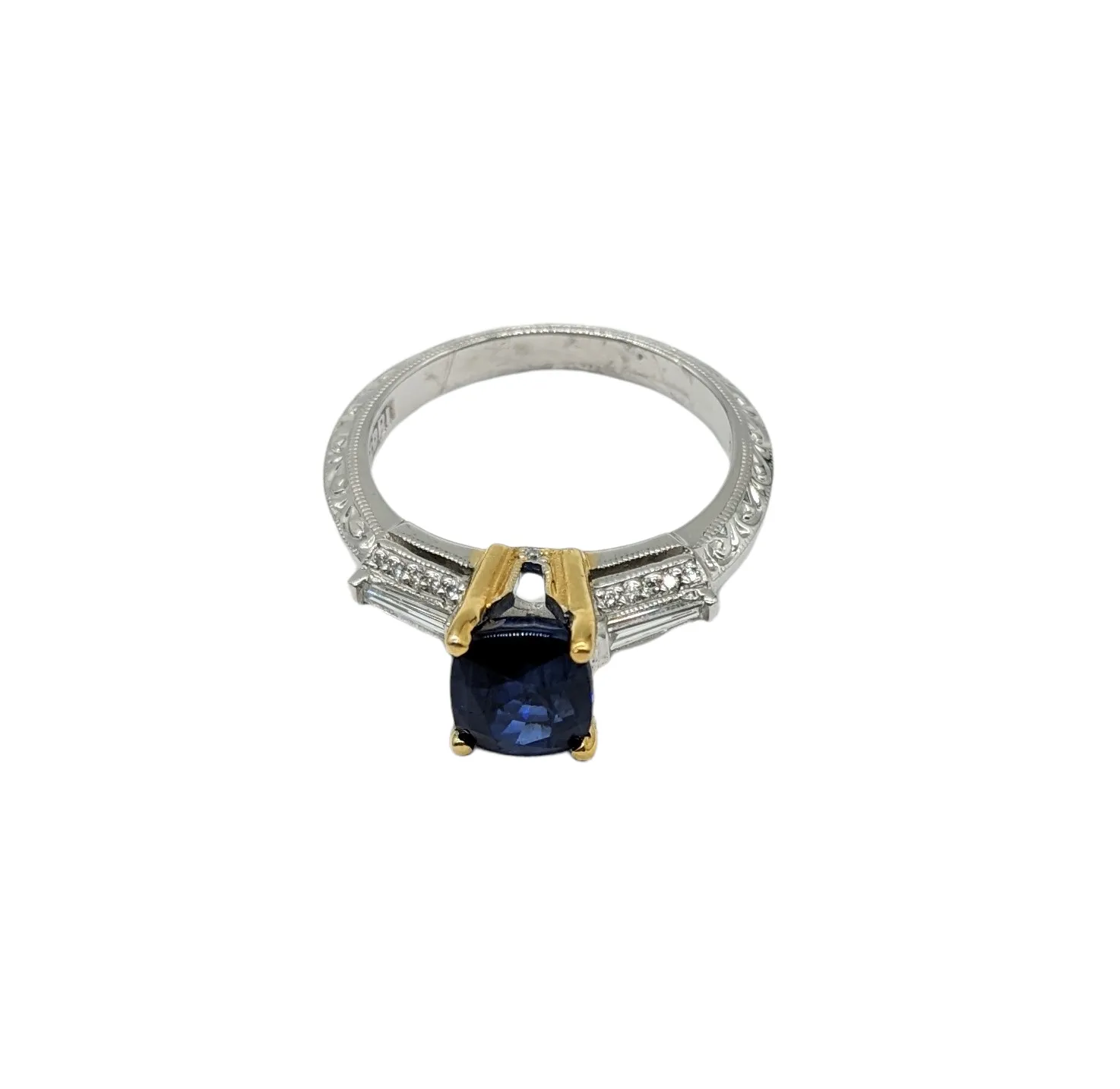 Sapphire and diamond ring by Tacori