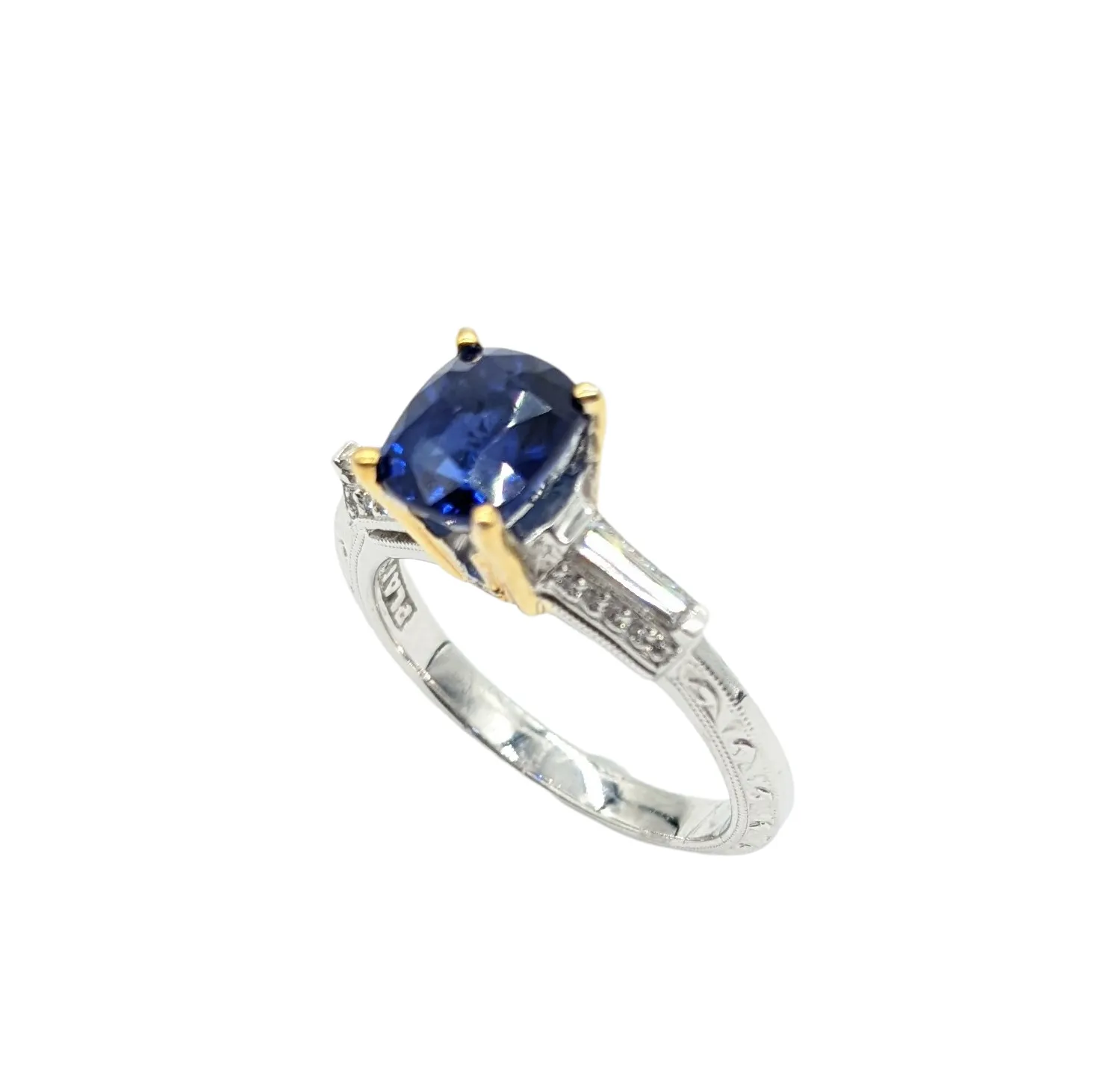 Sapphire and diamond ring by Tacori