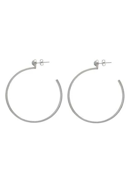 Sarah Mulder Ignite Large Hoops Silver or Gold (3 Stone Options)