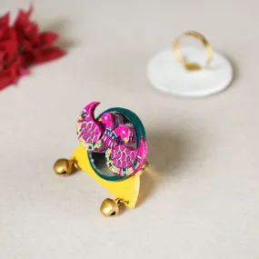 Sayonee - Madhubani Handpainted Wooden Ring