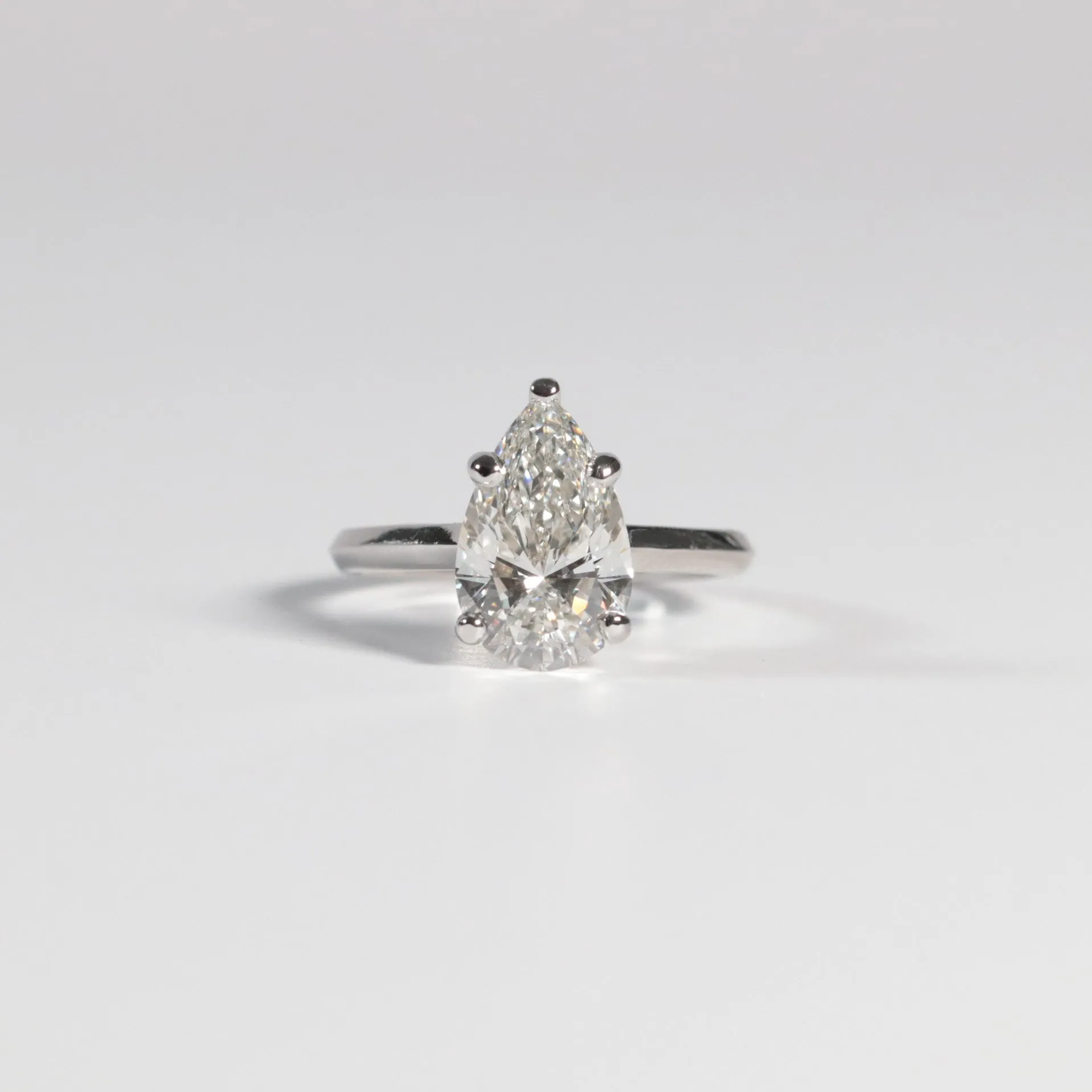 Signature Solitaire - Lab Grown Pear