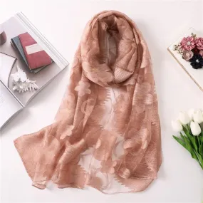 Silk Shawls and Wraps Scarf