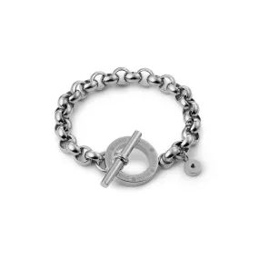 Silver Ceccano Bracelet 23cm