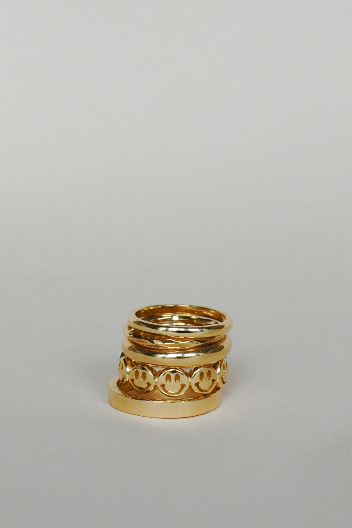 Small band ring gold plated